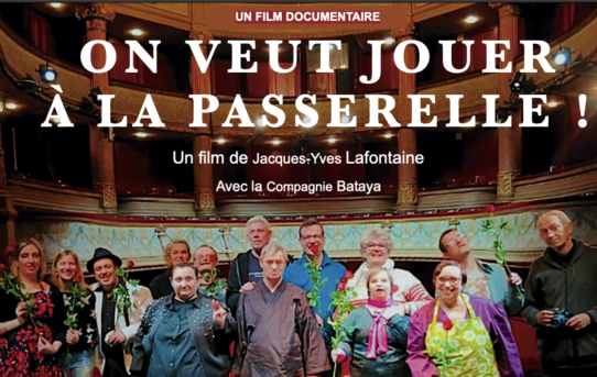 Première de « On veut jouer à la passerelle ! »